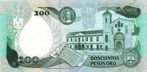 Colombia / P-429A / 200 Pesos Oro / 10.08.1992