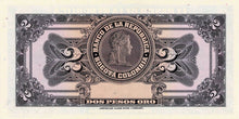 Colombia / P-390b/ 2 Pesos Oro / 07.08.1947