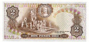 Colombia / P-413b / 2 Pesos Oro / 20.07.1977