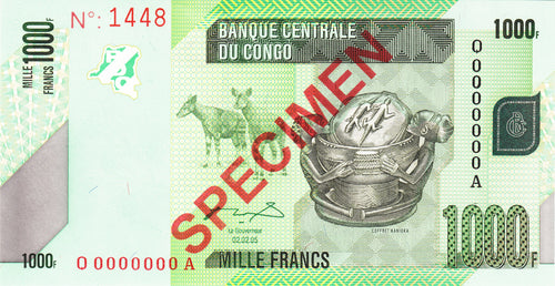 Congo Democratic Republic P-101s
