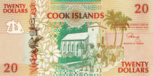 Cook Islands / P-09a / 20 Dollars / ND (1992)