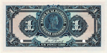 Colombia / P-371s / 1 Peso Oro / 01.01.1926 / SPECIMEN