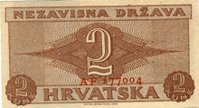 Croatia / P-08b / 2 Kuna / 25.09.1942