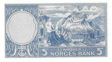 Norway / P-30g / 5 Kroner / 1960