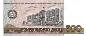 Germany Democratic Republic / P-33 / 500 Mark / 1985
