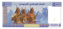 Djibouti / P-44 / 5'000 Francs / ND (2002)