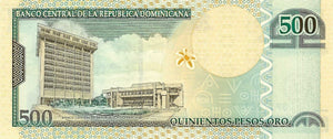 Dominican Republic / P-172b / 500 Pesos Oro / 2003