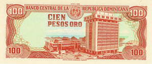 Dominican Republic / P-128b / 1 00 Peso Oro / 1993