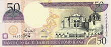 Dominican Republic P-161a 50 Pesos Oro 2000
