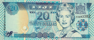 Fiji P-107a 20 Dollars ND (2002)