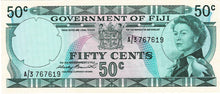 Fiji P-64a 50 Cents ND (1971)