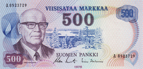 Finland P-110a 500 Markkaa 1975