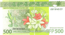 French Pacific Territories / P-05 / 500 Francs / ND (2014)