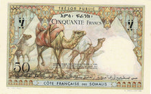 French Somaliland / P-25 / 50 Francs ND (1952)