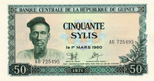 Guinea P-18 50 Sylis 1971