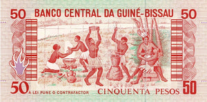 Guinea-Bissau / P-10 / 50 Pesos / 01.03.1990