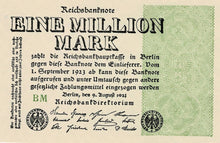 Germany P-102c 1 Mio Mark 09.08.1923