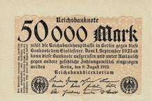 Germany P-99 50'000 Mark 09.08.1923