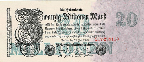 Germany P-97b 20 Millionen 25.07.1923