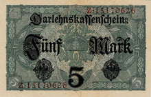 Germany / P-056b / 5 Mark / 01.08.1917