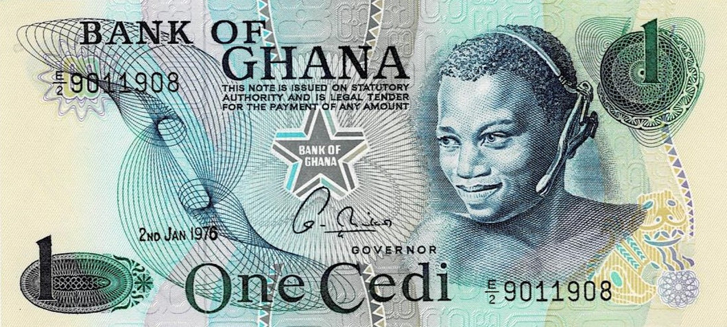 Ghana 1 Cedi 02.01.1976