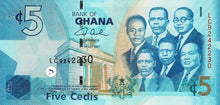Ghana P-38a 5 Cedis 01.07.2007