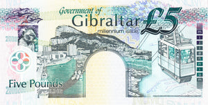 Gibraltar / P-29 / 5 Pounds / 2000 / COMMEMORATIVE