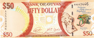 Guyana / P-41 / 50 Dollars / 2016 / COMMEMORATIVE
