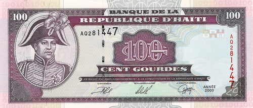 Haiti P-268 100 Gourdes 2000