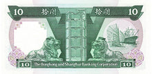 Hong Kong / P-191a / 10 Dollars / 01.01.1986