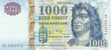 Hungary P-195b 1000 Forint 2006
