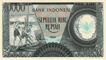 Indonesia P-101b 10'000  Rupiah 1964