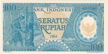 Indonesia P-98 100 Rupiah 1964 REPLACEMENT