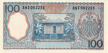 Indonesia / P-098 / 100 Rupiah / 1964