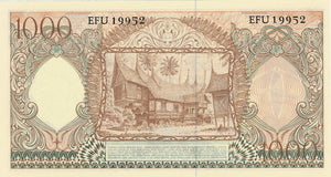 Indonesia / P-061 / 1000 Rupiah / 1958