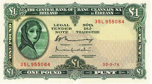 Ireland P-64d 1 Pound 30.09.1976