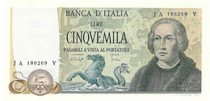 Italy P-102c 5'000 Lire 10.11.1977