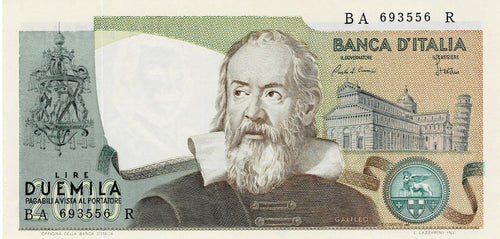 Italy P-103c 2'000 Lire 24.10.1993