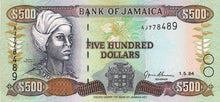 Jamaica P-77a 500 Dollars 01.05.1994
