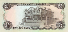 Jamaica / P-70d / 5 Dollars / 01.07.1991