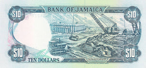 Jamaica / P-71e / 10 Dollars / 01.03.1994