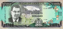 Jamaica P-76a 100 Dollars 01.03.1994