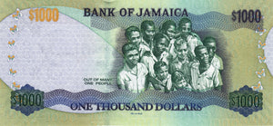 Jamaica / P-92 / 1000 Dollars / 06.08.2012 / COMMEMORATIVE