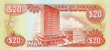Jamaica / P-72d / 20 Dollars / 01.10.1991