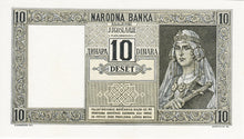 Yugoslavia / P-035 / 10 Dinara / 22.09.1939