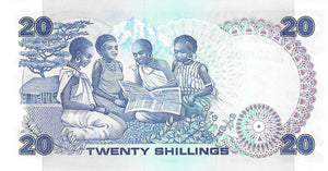 Kenya / P-21e / 20 Shillings / 14.09.1986