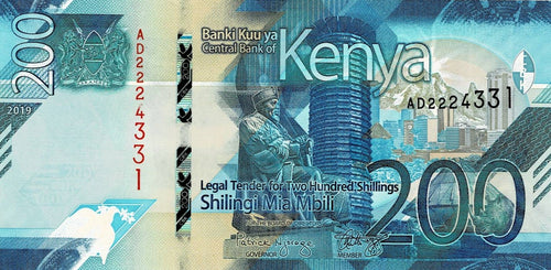 Kenya P-New 200 Shillings 2019