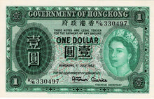 Hong Kong P-324Aa 1 Dollar 01.07.1952