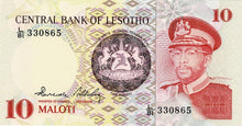 Lesotho P-6b 10 Maloti (19)81