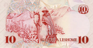 Lesotho / P-06b / 10 Maloti / (19)81